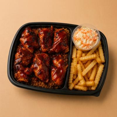 Half Grilled BBQ Chicken Meal