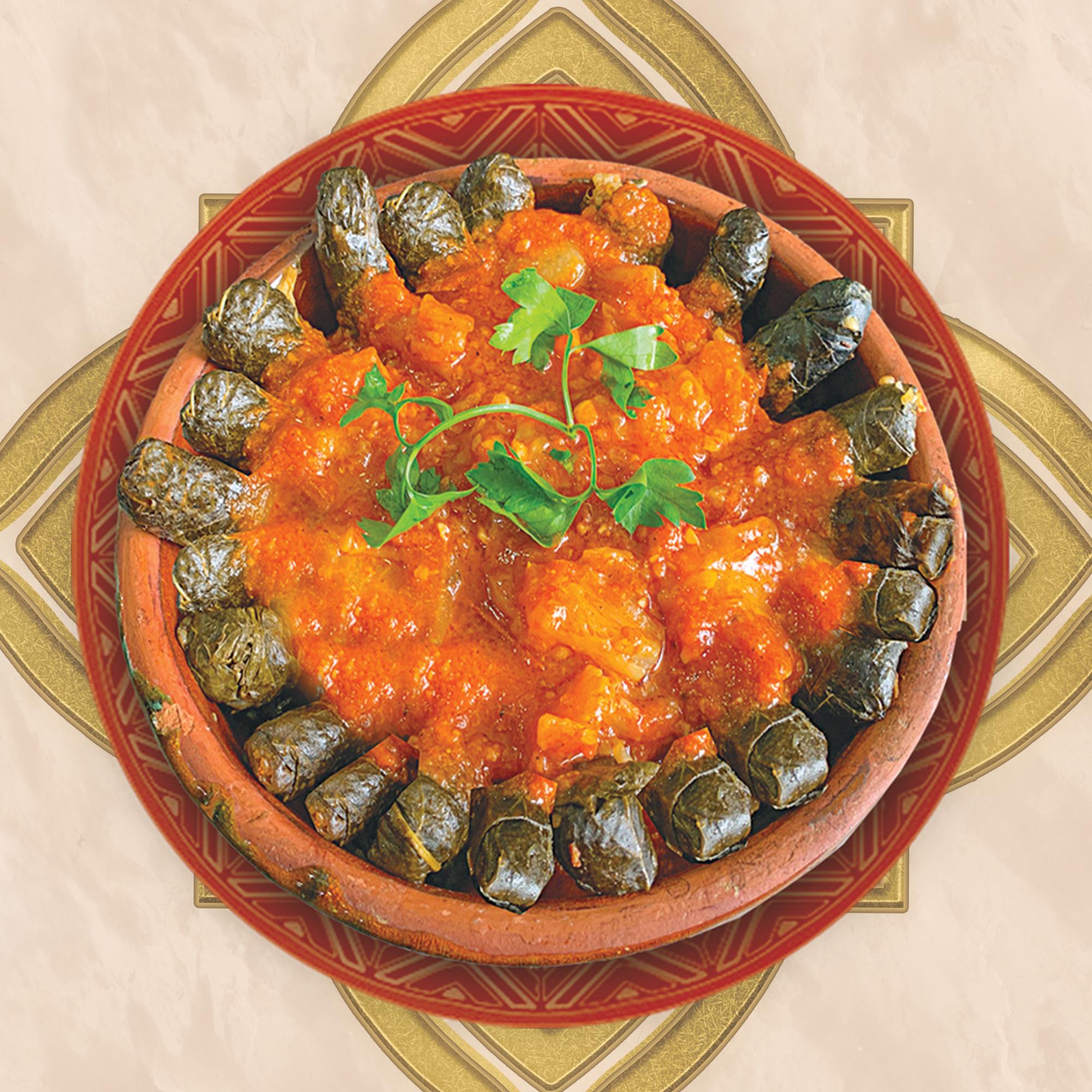 Cow Feet And Stuffed Grape Leaf